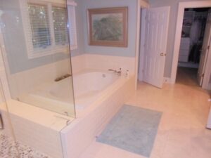 Bathroom remodel after