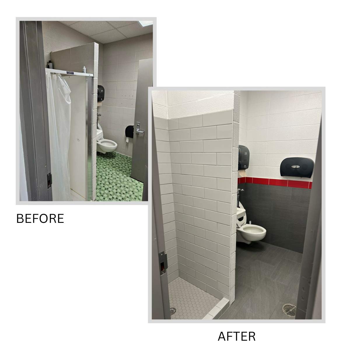 WKU bathrooms before and after