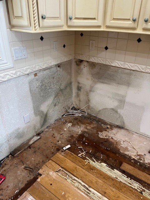Damage under flooring and carpet